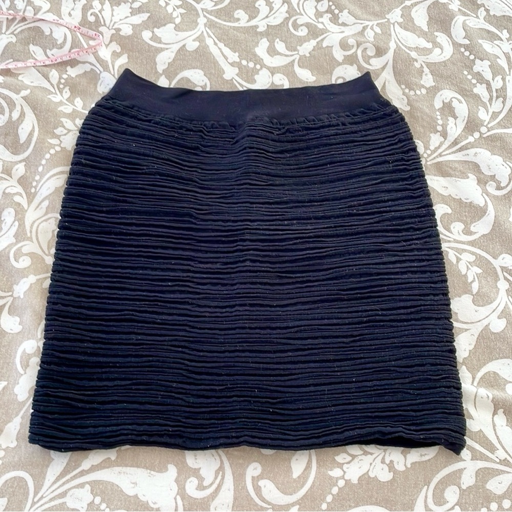 Tanco Stretch Fit Black Mini Skirt - Picture 3 of 12
